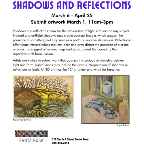 Call for Entries Shadows and Reflections March 1, 11am-3pm (1)
